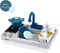 Klein Toys Miele speelgoed spoelbak met waterfunctie en kookplaat - blauw grijs