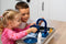 Klein Toys Miele speelgoed spoelbak met waterfunctie en kookplaat - blauw grijs