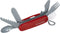 Klein Toys Victorinox zwitsers zakmes - zaag, mes, vork, lepel, flesopener en vergrootglas - rood