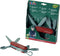 Klein Toys Victorinox zwitsers zakmes - zaag, mes, vork, lepel, flesopener en vergrootglas - rood