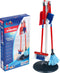 Klein Toys Vileda schoonmaakstation - stoffer, blik, bezem en dweil - incl. station voor ophangen en opbergen - 25x25x66 cm - rood blauw zwart