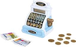 Klein Toys vintage kassa - 18,2x14,8x21,8 cm - incl. speelgeld, licht- en geluidseffecten - multicolor