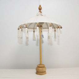 Kleine Bali Parasol Ø50cm - Wit