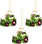 Kleine tractor kerstbal (set3) - Sass & Belle