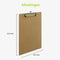Klembord A4 - Houten, MDF, Lichtgewicht, Voor kantoor en thuiswerken - Clipboard - ACROPAQ