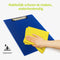 Klembord A4 - Met omslag en insteekhoes, Voor kantoor en thuiswerken - Clipboard - Donkerblauw - ACROPAQ