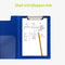 Klembord A4 - Met omslag en insteekhoes, Voor kantoor en thuiswerken - Clipboard - Donkerblauw - ACROPAQ