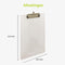 Klembord A4 - Transparant, Voor kantoor en thuiswerken - Clipboard - ACROPAQ