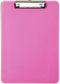 Klembord MAUL A4 staand transparant neon roze | 12 stuks