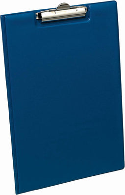 Klembordmap Bantex met klem + penlus donkerblauw - 10 stuks - 10 stuks