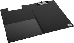 Klembordmap qua a4 stnd pvc zw 100mm klem/penlus | 1 stuk