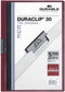 Klemmap Durable Duraclip A4 3mm 30 vellen aubergine | 25 stuks