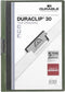 Klemmap Durable Duraclip A4 3mm 30 vellen donkergroen | 25 stuks