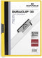 Klemmap Durable Duraclip A4 3mm 30 vellen geel | 25 stuks