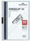 Klemmap Durable Duraclip A4 3mm 30 vellen lichtblauw | 25 stuks