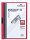 Klemmap Durable Duraclip A4 3mm 30 vellen rood | 25 stuks