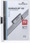 Klemmap Durable Duraclip A4 6mm 60 vellen wit | 25 stuks