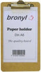 Klemplaat voor ft A6 (18,5 x 10,5 cm)
