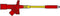 KLEMTESTPEN MET WIJDE BEKOPENING / ROOD (KLEPS 2800)