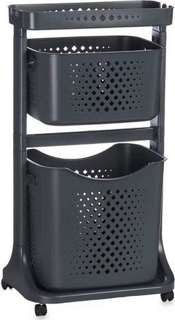 Klerentrolley Antraciet Polypropyleen (33 x 81 x 44 cm)