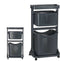 Klerentrolley Antraciet Polypropyleen (33 x 81 x 44 cm)