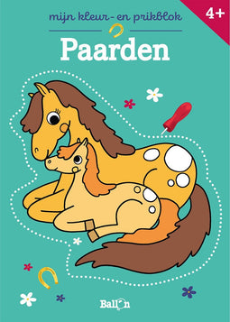 Kleur- en prikblokken 0 - Paarden 4+