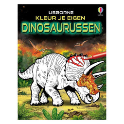 Kleur je eigen dinosaurussen