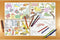 kleurboek Info Notes 300mm x 200mm Colouring Book IN-8719-08