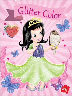 Kleurboek met Glitterpagina's