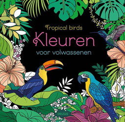 Kleuren voor volwassenen - Tropical birds