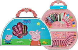 Kleurkoffer Peppa Pig, 51dlg.