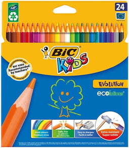 Kleurpotloden BIC Kids evolution: 24 stuks (1185215)