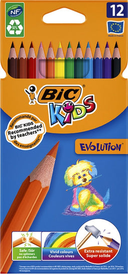 Kleurpotloden Bic Kids evolution Ecolutions etui à 12 stuks | 12 stuks