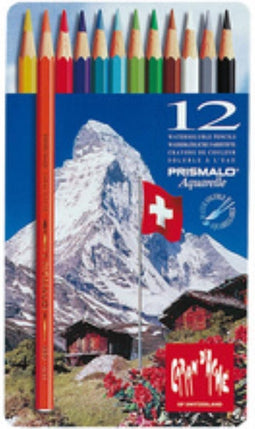 Kleurpotloden Caran d'Ache Prismalo 12stuks assorti