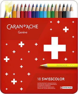 Kleurpotloden Caran d'Ache Swisscolor 18stuks ass