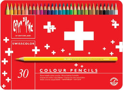 Kleurpotloden Caran d'Ache Swisscolor aquarel 30stuks ass.