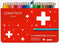 Kleurpotloden Caran d'Ache Swisscolor aquarel 30stuks ass.