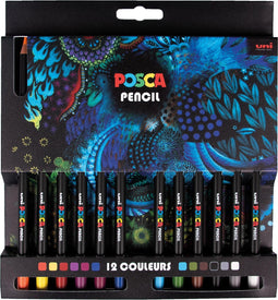 Kleurpotlood posca 12st assorti