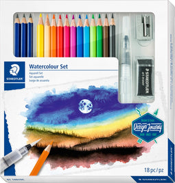 Kleurpotlood Staedtler Design Journey watercolor aquarel 18-delig | 4 stuks
