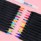 Kleurrijke Aquarel Marker Set - 24 Kleuren met Blend Borstel voor Kunst & Hobby