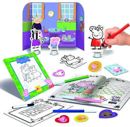 Kleurrugzak en tekenschool - Peppa Pig - LISCIANI