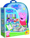 Kleurrugzak en tekenschool - Peppa Pig - LISCIANI
