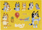 Kleurset BLUEY - Tekenset - Schrijfwarenset - Schoolset - Tekenen En Kleuren - Kleurplaten, Kleurpotloden en Stickers - A4 - Bluey Blauw Hondje