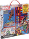 Kleurset - MARVEL - Tekenset - Schrijfwarenset - Schoolset - Tekenen En Kleuren - Marvel Spiderman Hulk Thor - Kleurboek, Stiften, Waxkrijtjes, Stempel en Stickers - 30x30cm