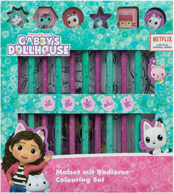 Kleurset met Gummen Gabby's Poppenhuis, 29dlg.