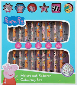 Kleurset met Gummen Peppa Pig, 29dlg.