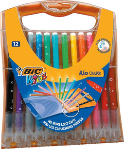 Kleurstift Bickids rainbow non-permanent ass set à 12