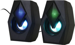 Kleurveranderende Gaming Speakerset, 2dlg.