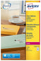 Klevende etiketten Avery 38,1 x 21,2 mm Transparant 210 x 297 mm 25 Lakens