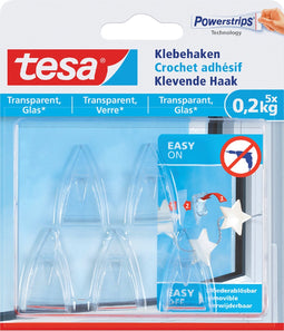 Klevende haak Tesa transparant 0.2kg | 10 stuks